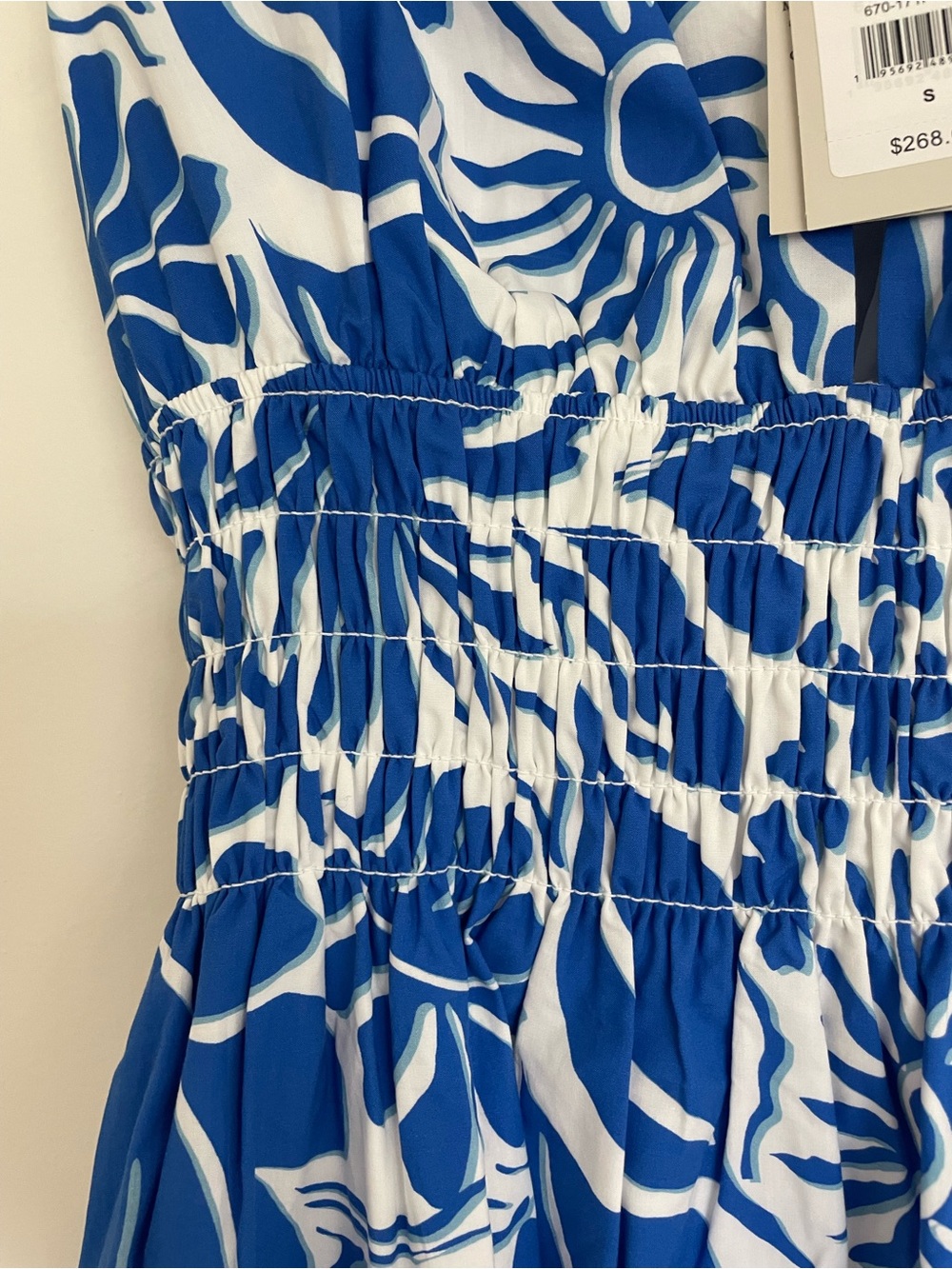 Rails Roxanne Blue & White Floral Midi Dress - NWT - Picture 4 of 5